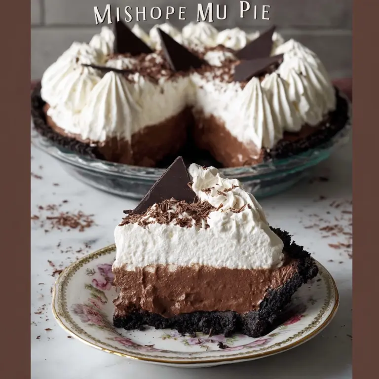 Mississippi Mud Pie Recipe