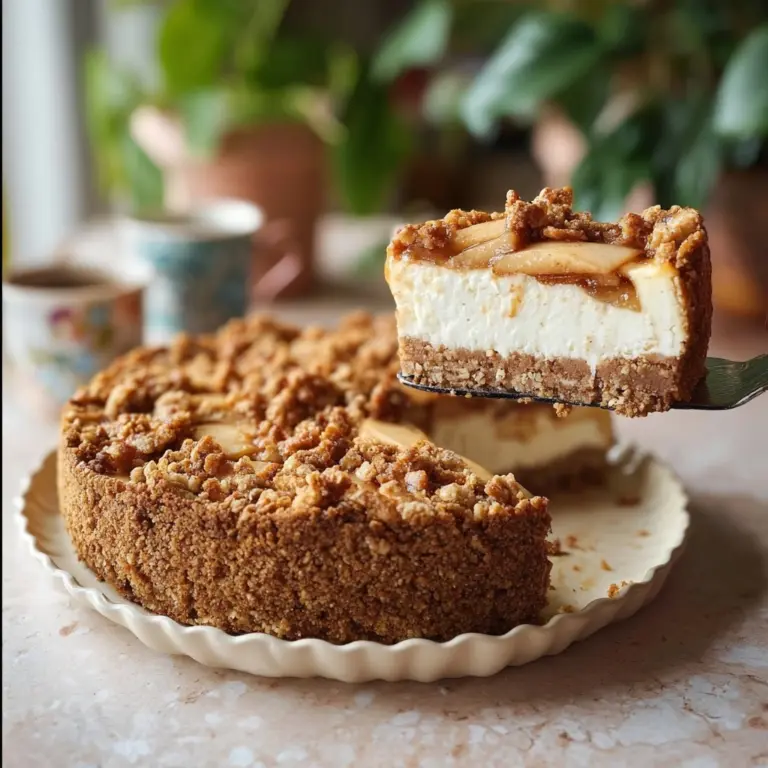 Apple Crumble Cheesecake Recipe