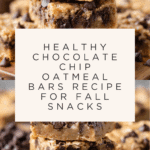 Healthy Chocolate Chip Oatmeal Bars Recipe