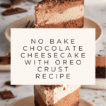 BEST No Bake Chocolate Cheesecake Recipe