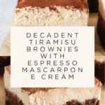 Tiramisu Brownies Recipe