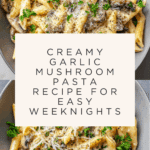 Garlic Mushroom Pasta Recipe