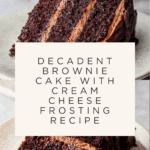 Brownie Cake Recipe