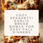 Spaghetti Garlic Bread Bowls Recipe