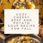 Cheesy Beef and Potato Soup Recipe