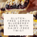 Gluten-Free Lemon Blueberry Bars (Dairy-Free) Recipe