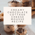 Chocolate Cottage Cheese Mousse Pudding Recipe