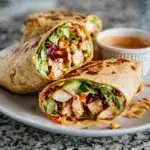 Thai Peanut Chicken Wraps Recipe
