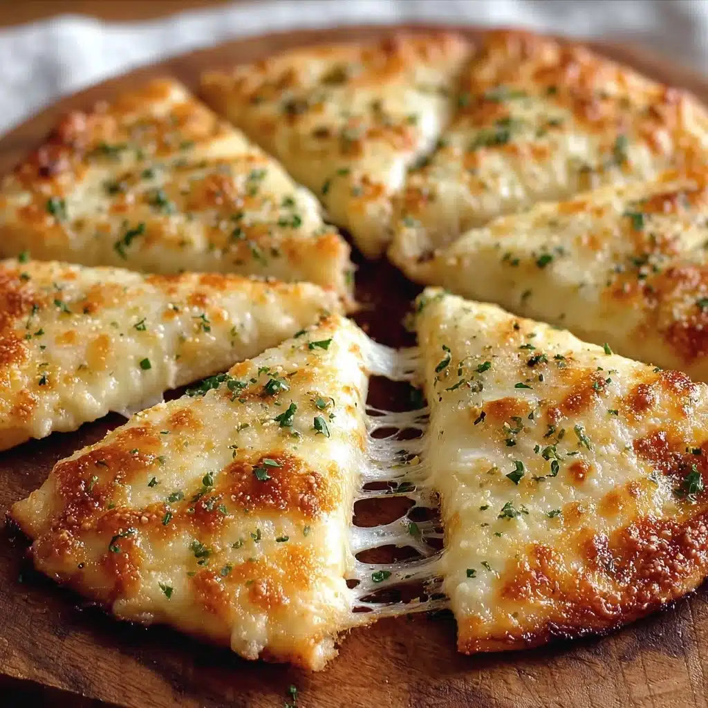 Air Fryer Cheesy Tortilla Garlic Bread Recipe - Recipe Image