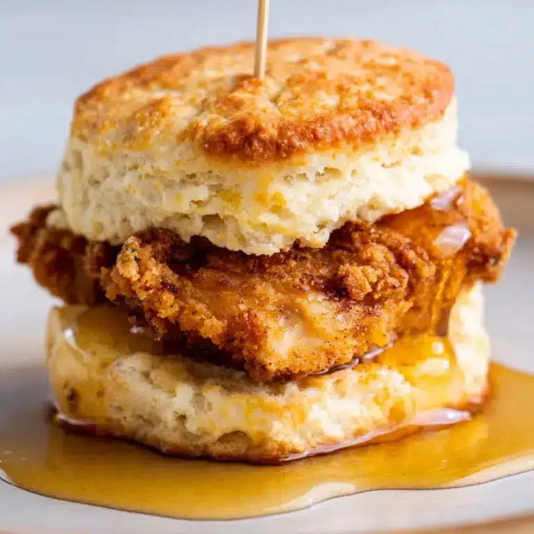 Hot Honey Chicken Biscuits Recipe