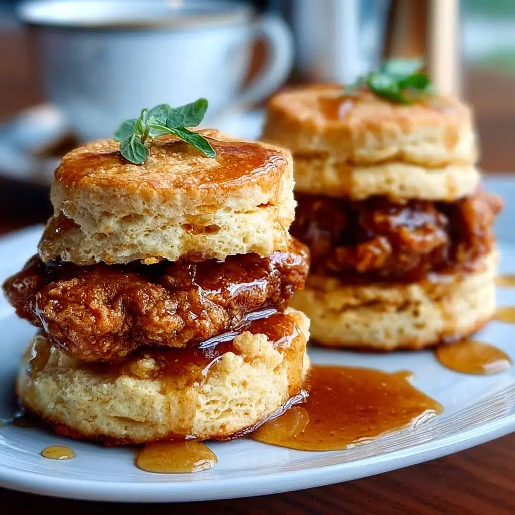 Hot Honey Chicken Biscuits Recipe - Recipe Image