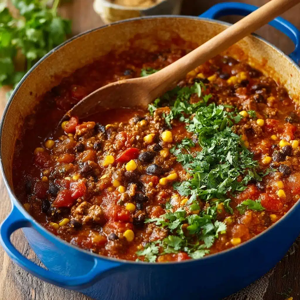 Crockpot Turkey & Pumpkin Chili Recipe - Recipe Image