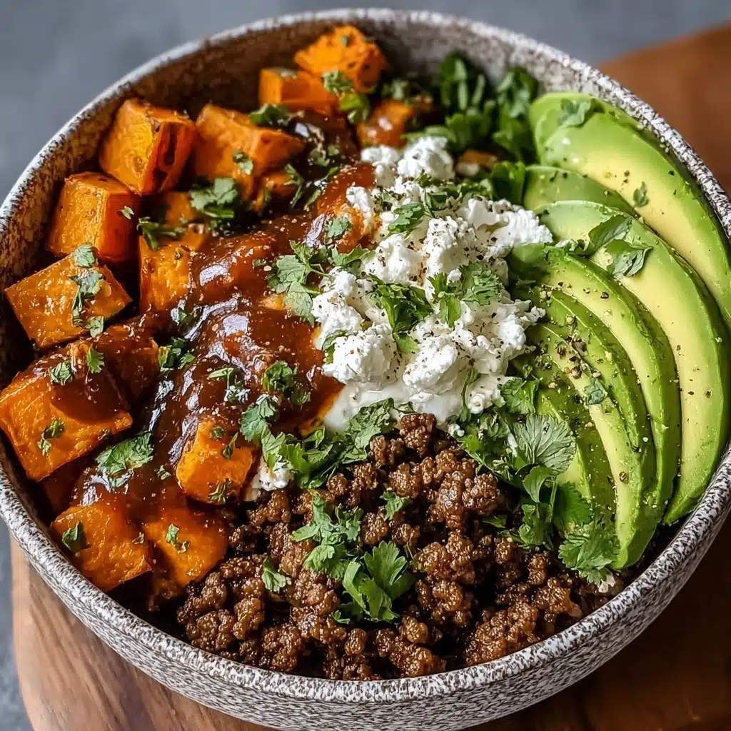 Ground Beef Hot Honey Bowl Recipe - Recipe Image