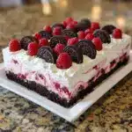 Raspberry Chocolate Lasagna Dessert Recipe