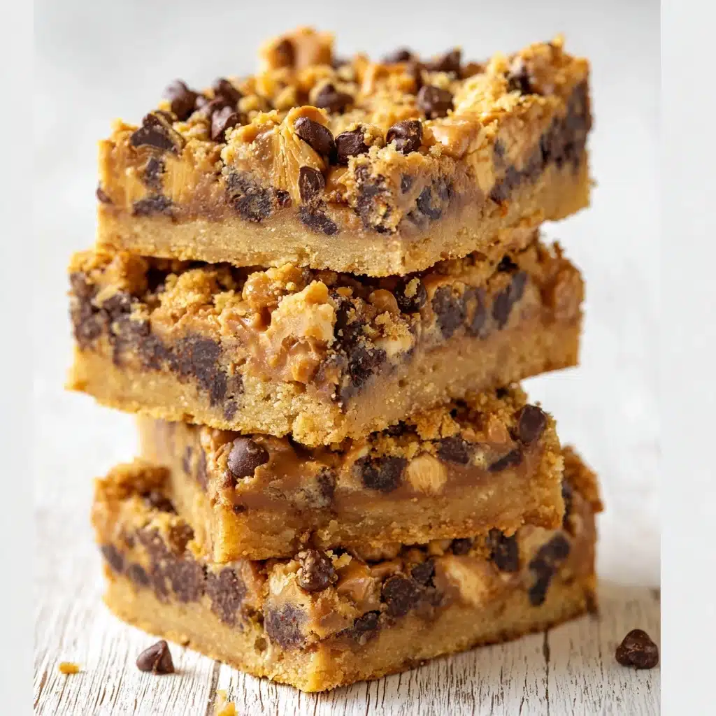aramel Toffee Chocolate Chip Cookie Bars Recipe - Recipe Image