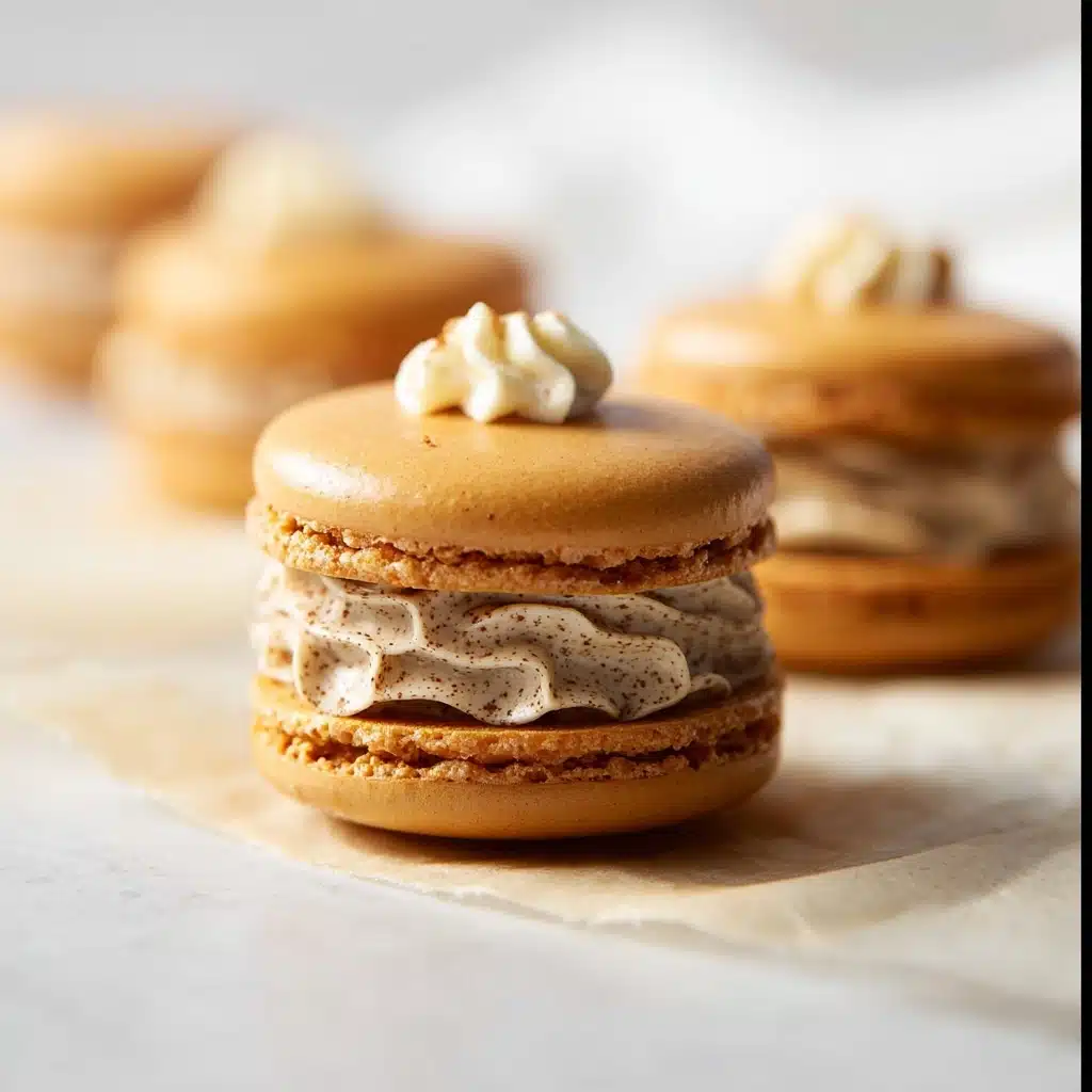 Pumpkin Pie Macarons Recipe - Recipe Image