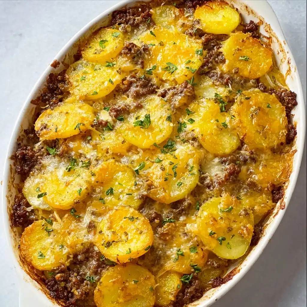 Cheesy Ground Beef and Potatoes