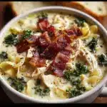 Creamy White Chicken Lasagna Soup Recipe