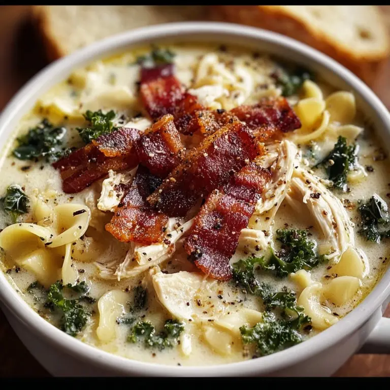 Creamy White Chicken Lasagna Soup Recipe
