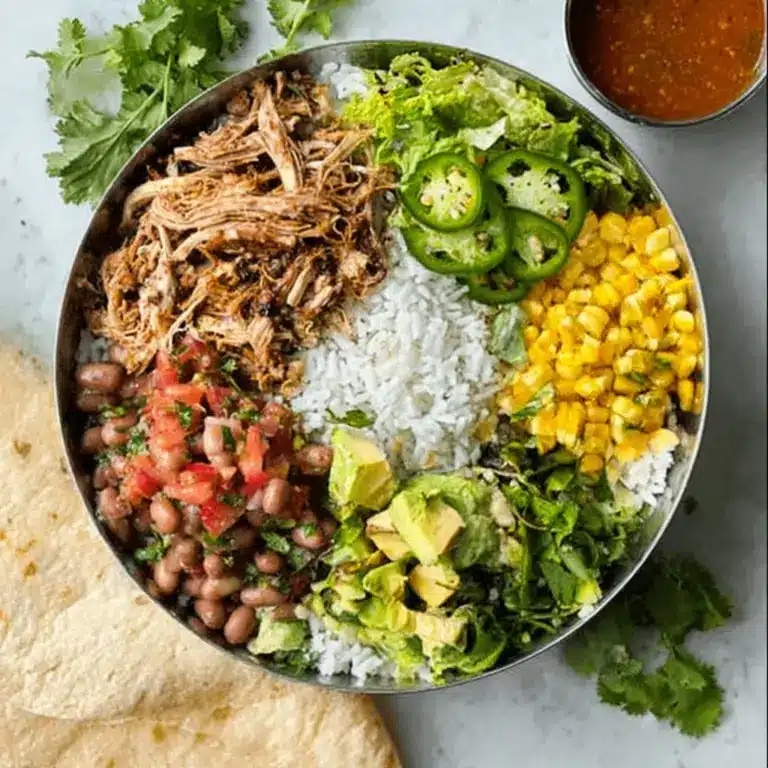 Slow Cooker Chicken Burrito Bowl Recipe