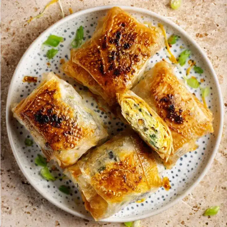 Crispy Rice Paper Egg Wraps Ingredients Recipe