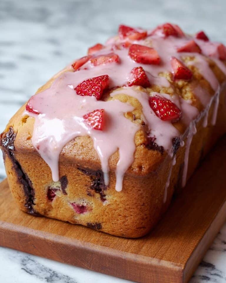 Glazed Strawberry Bread Recipe