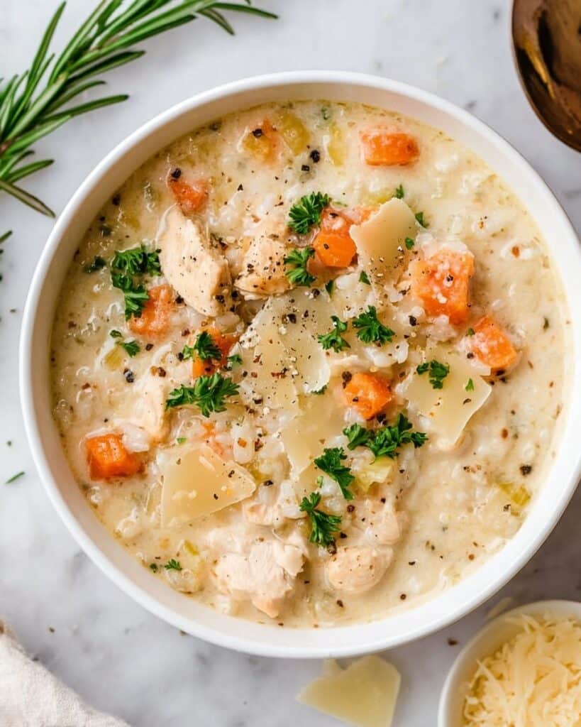 Creamy Chicken and Rice Soup Recipe