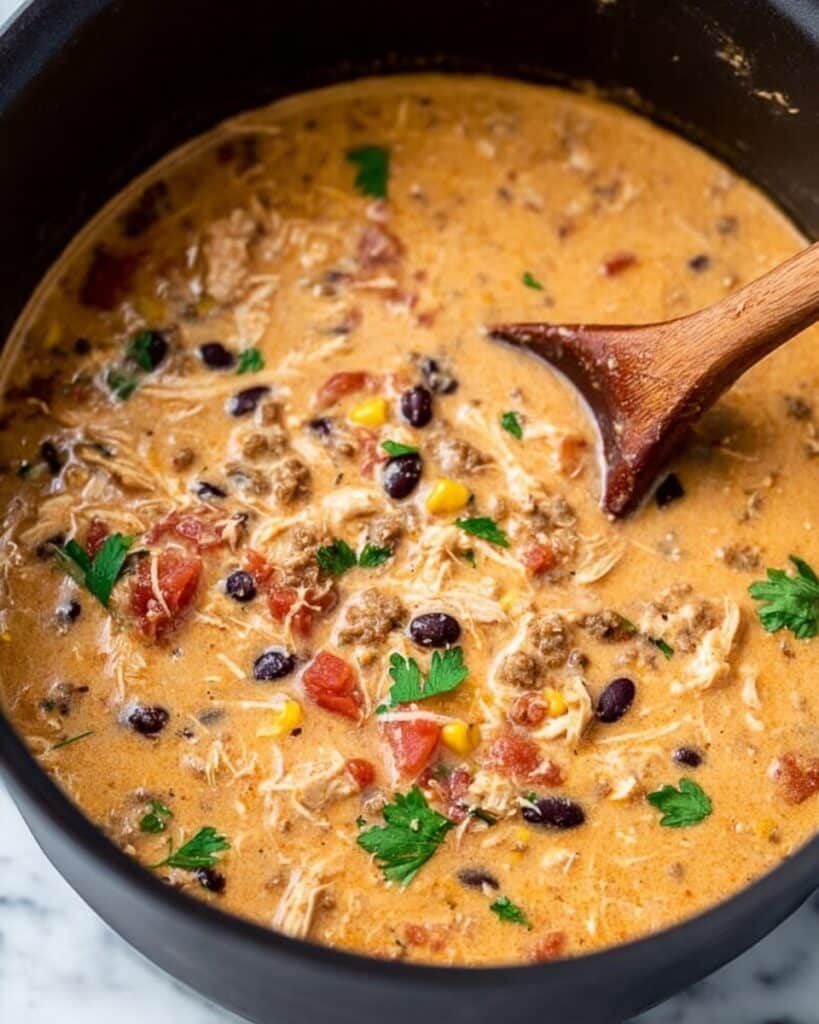Slow Cooker Cream Cheese Crack Chicken Chili Recipe