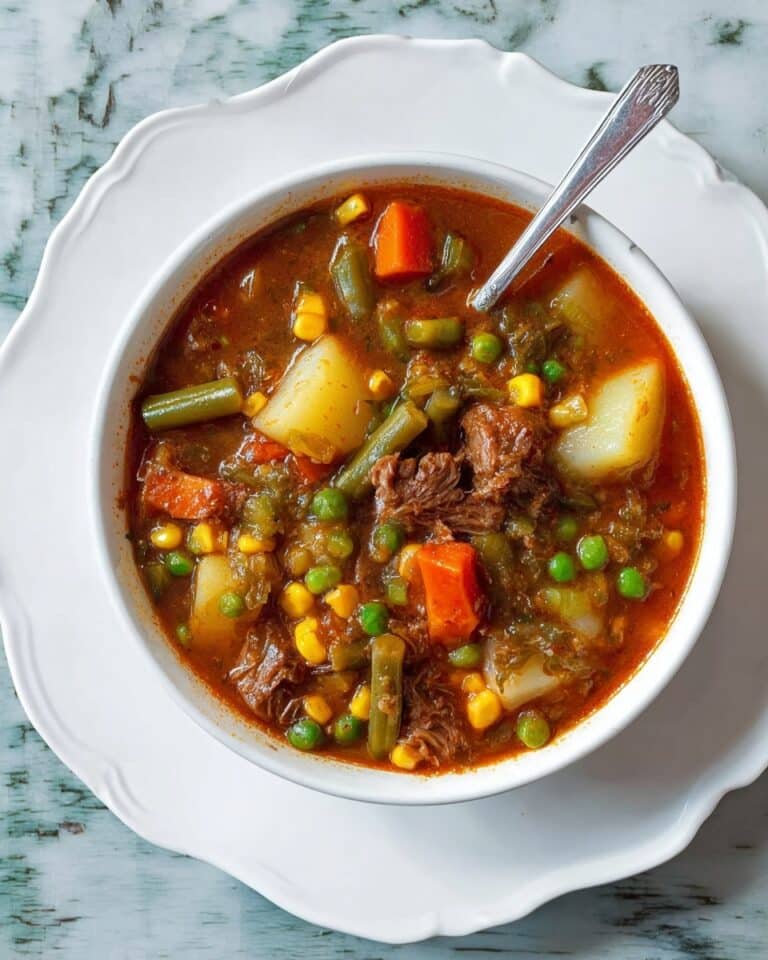 My Mom’s Old-Fashioned Vegetable Beef Soup Recipe