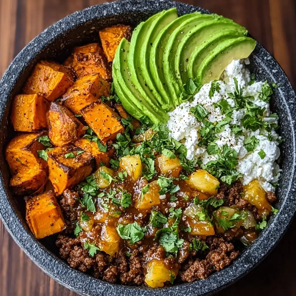 Ground Beef Hot Honey Bowl Recipe - Recipe Image