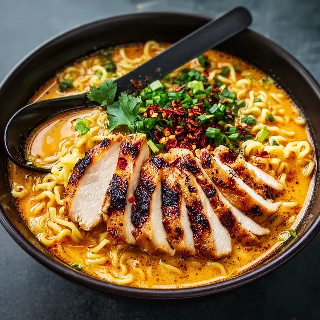 Fiery Chicken Ramen Recipe - Recipe Image