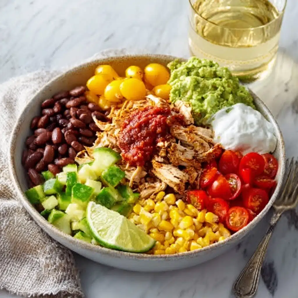 Slow Cooker Chicken Burrito Bowl Recipe - Recipe Image