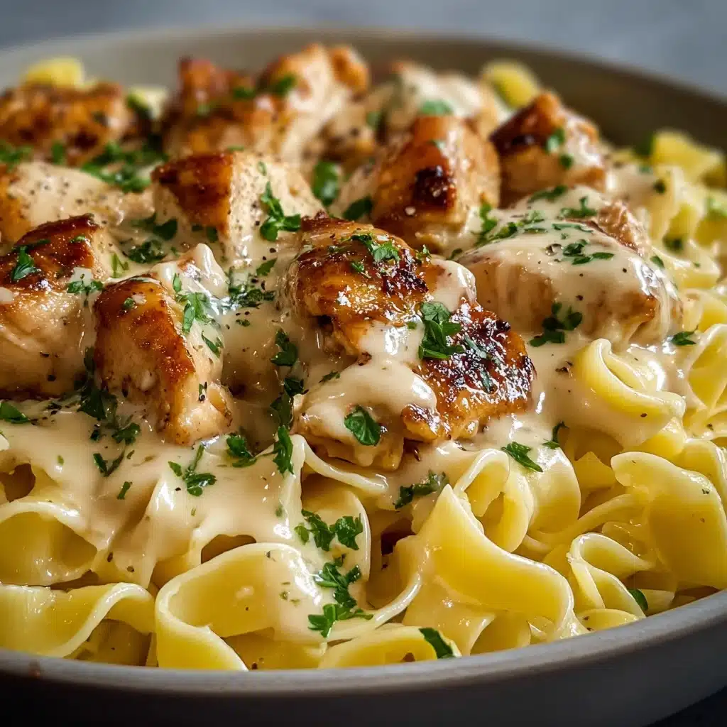 One-Pan Chicken with Buttered Noodles Recipe - Recipe Image