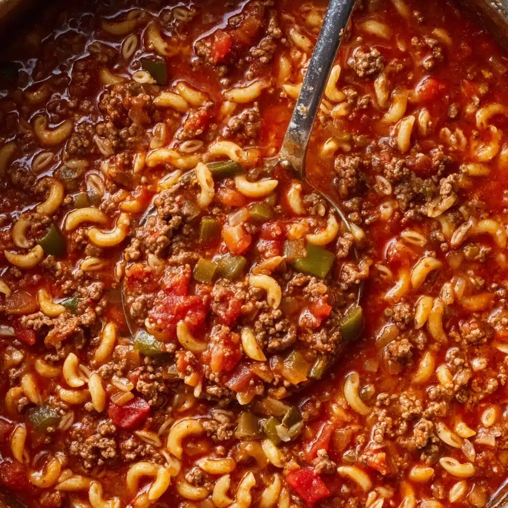 Savory Orzo Stuffed Banana Peppers Soup Recipe - Recipe Image