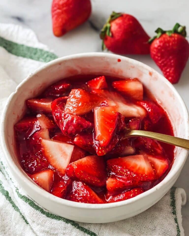 Easy Homemade Strawberry Sauce Recipe
