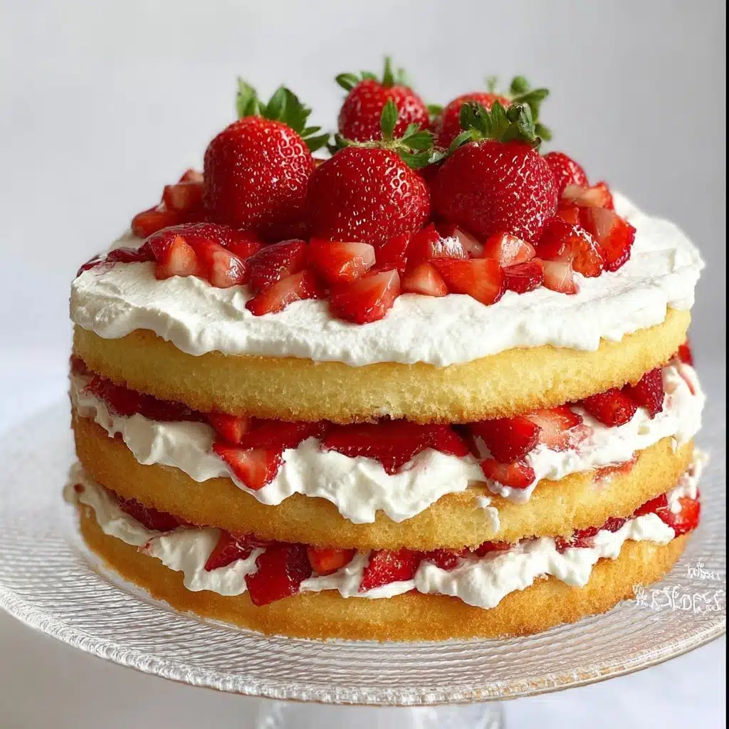 Strawberry Shortcake Cake Recipe - Recipe Image