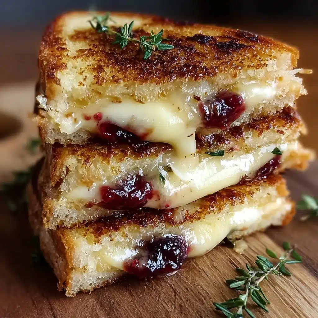 Irresistible Apple and Cranberry Grilled Cheese Delight Recipe - Recipe Image