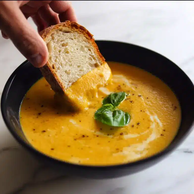 Creamy Roasted Veggie Soup Recipe