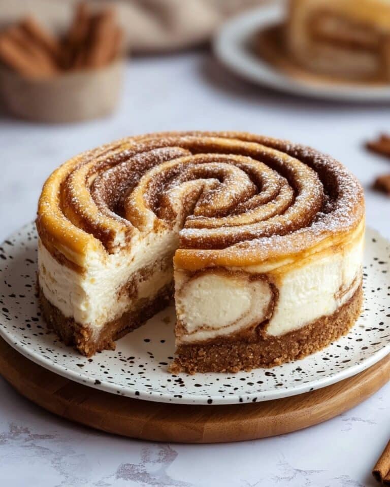 Cinnamon Roll Honeybun Cheesecake Recipe