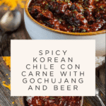 Korean Chile Con Carne Recipe