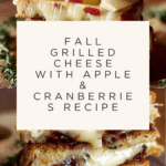 Irresistible Apple and Cranberry Grilled Cheese Delight Recipe