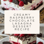 Raspberry Chocolate Lasagna Dessert Recipe