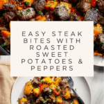 Steak Bites with Sweet Potatoes and Peppers Recipe