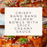 Bang Bang Salmon Bites Bowls Recipe