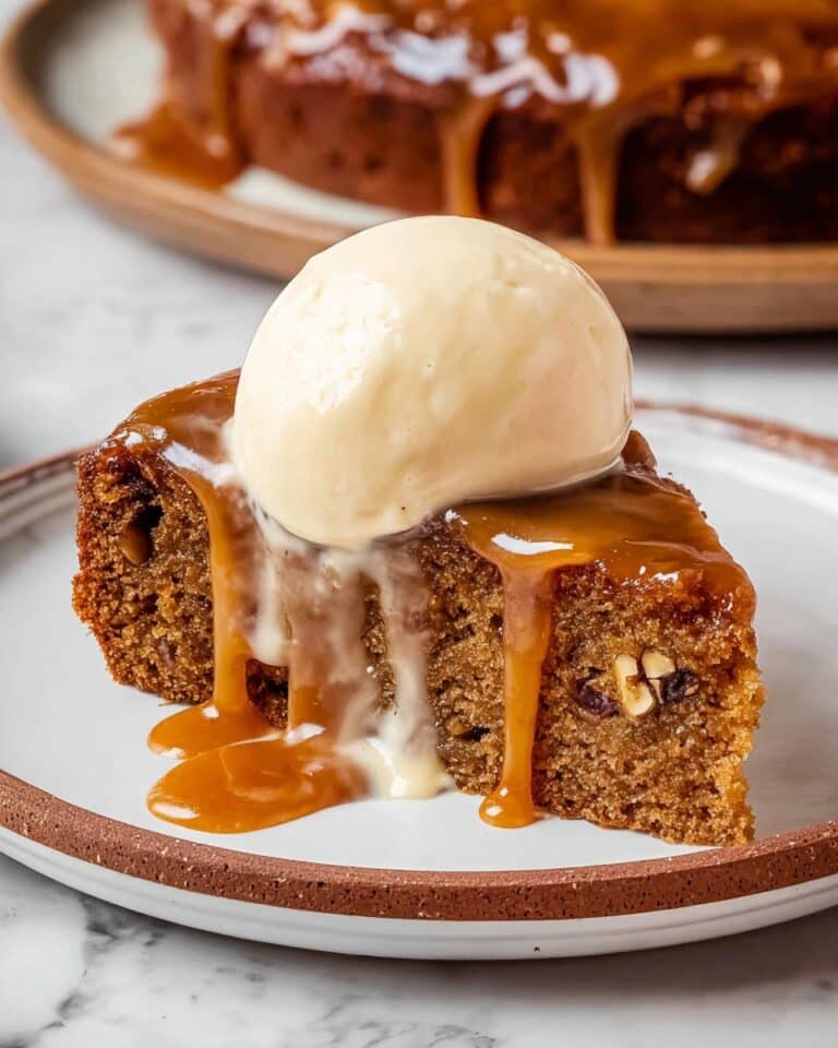 Sticky Date Cake with Toffee Sauce Recipe