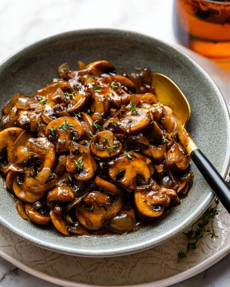 Easy 5 Ingredient Marsala Mushrooms Recipe