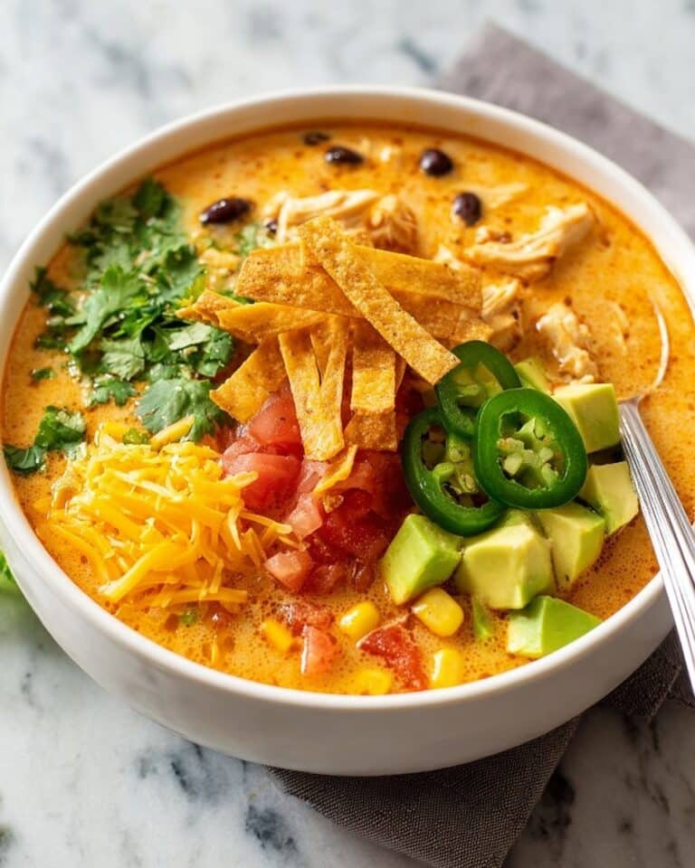 Creamy Chicken Tortilla Soup Recipe