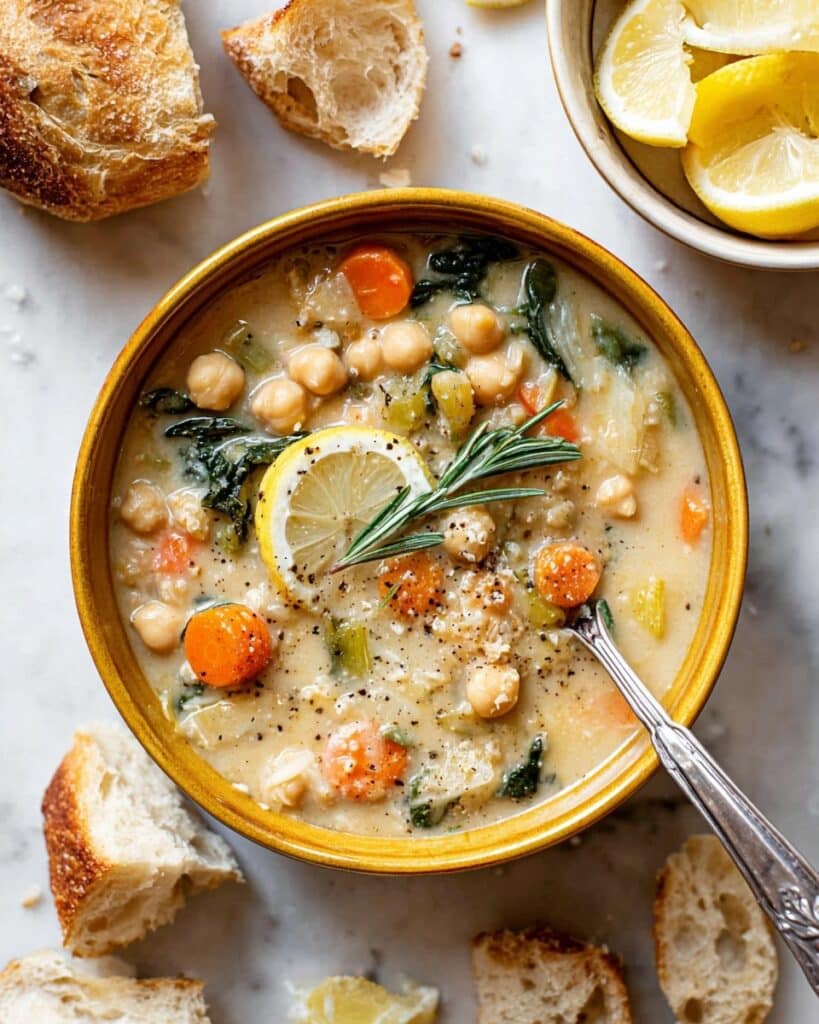 Nourishing White Bean and Lemon Soup Recipe