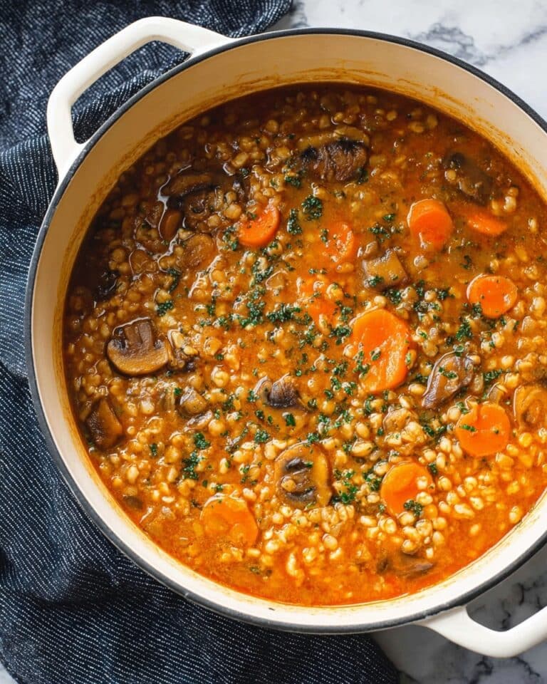 Mushroom Barley Soup Recipe