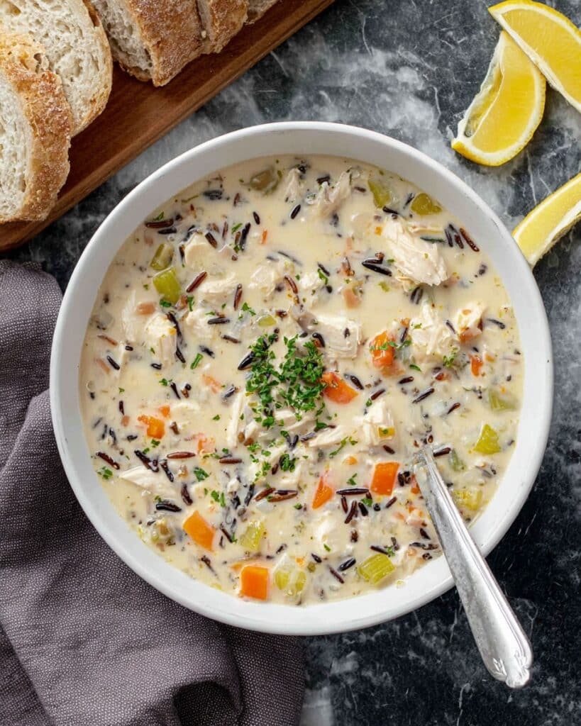 Leftover Turkey Wild Rice Soup Recipe